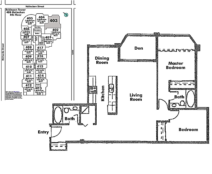 Floor plan 403