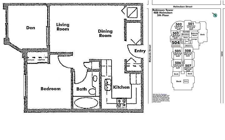 Floor plan 504