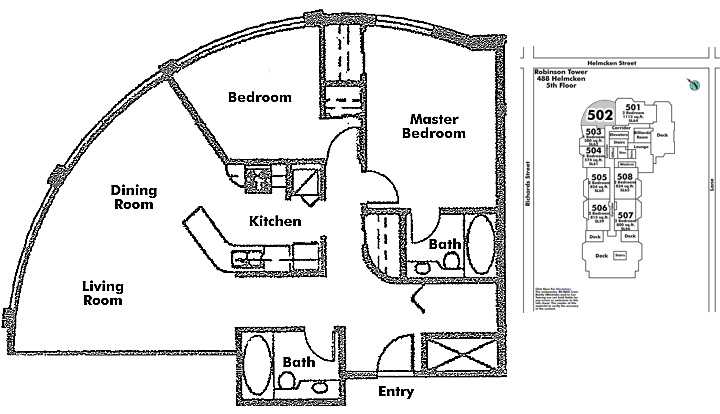 Floor plan 502