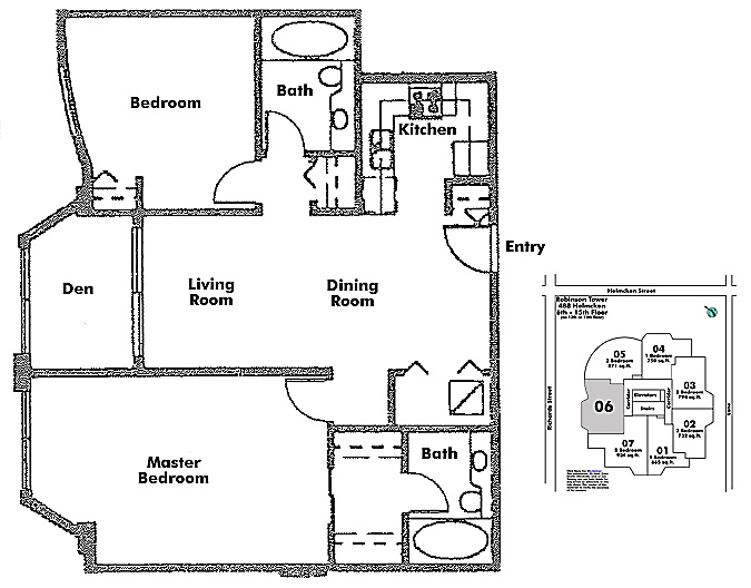 Floor plan 806