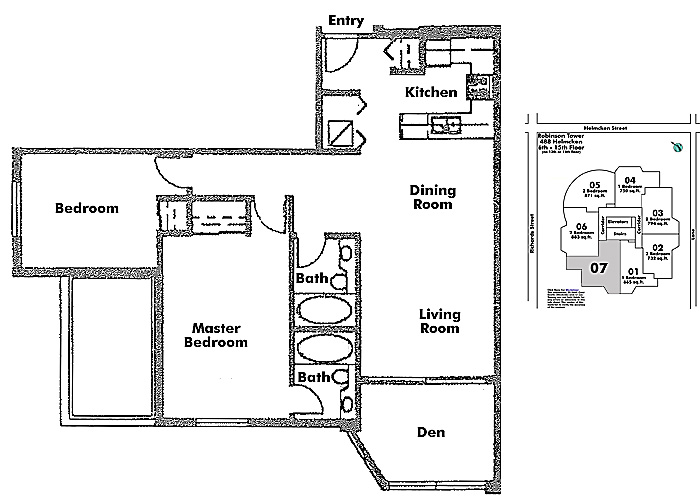 Floor plan 1007