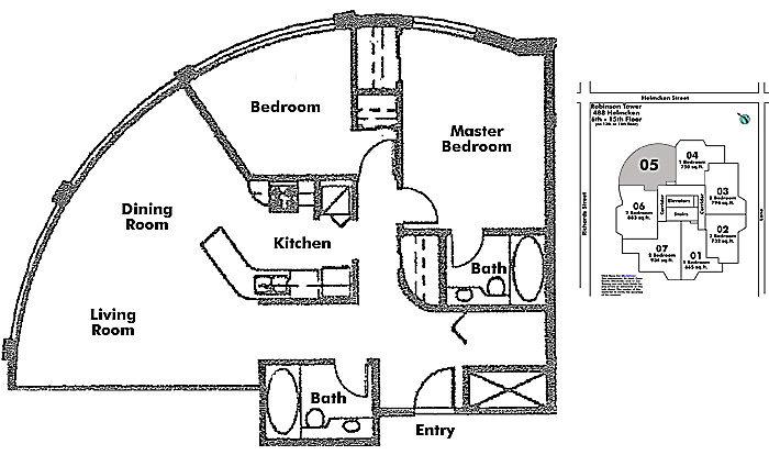 Floor plan 805
