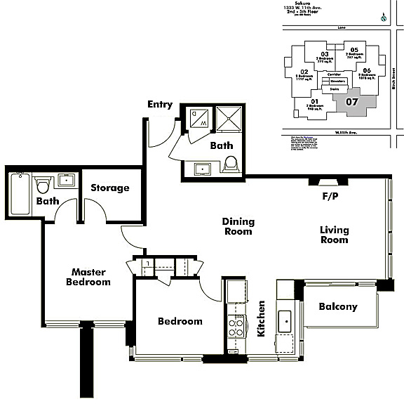 Floor plan 207