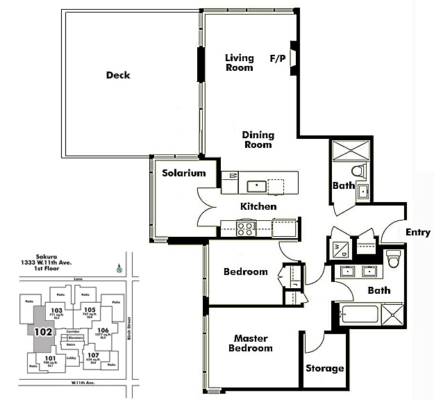 Floor plan 102