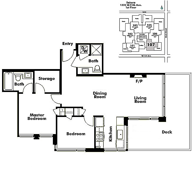Floor plan 107