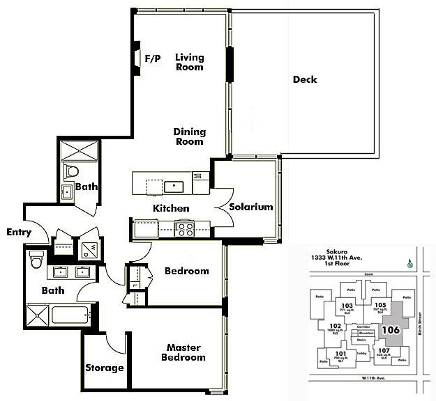 Floor plan 106