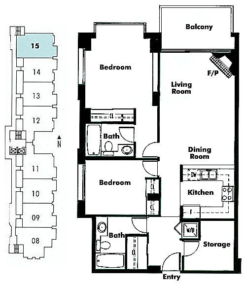 Floor plan 415