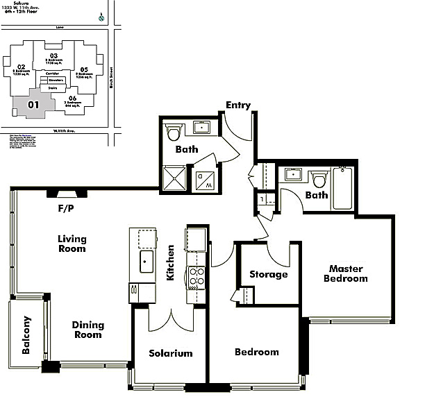 Floor plan 801