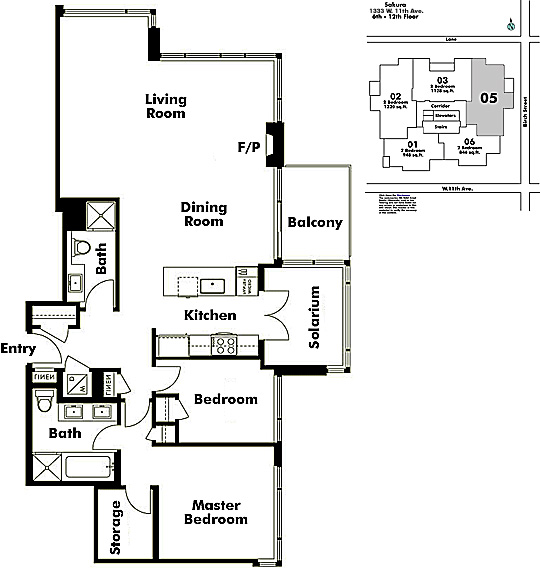 Floor plan 705