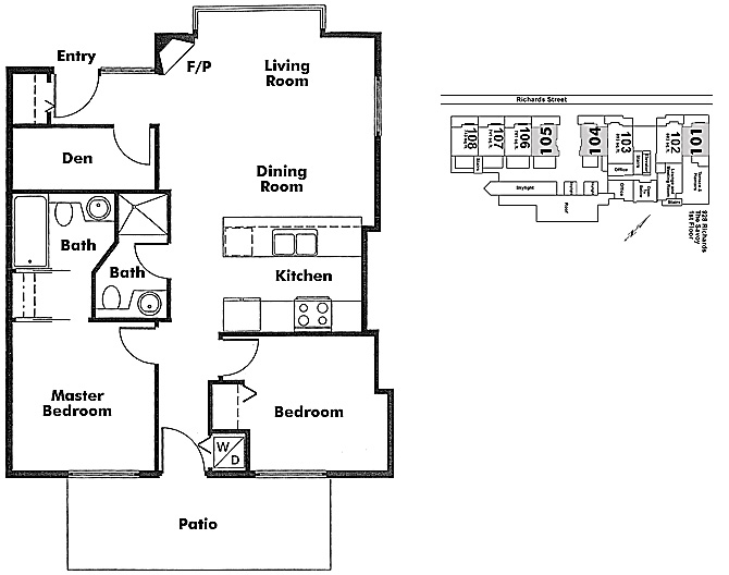 Floor plan 104