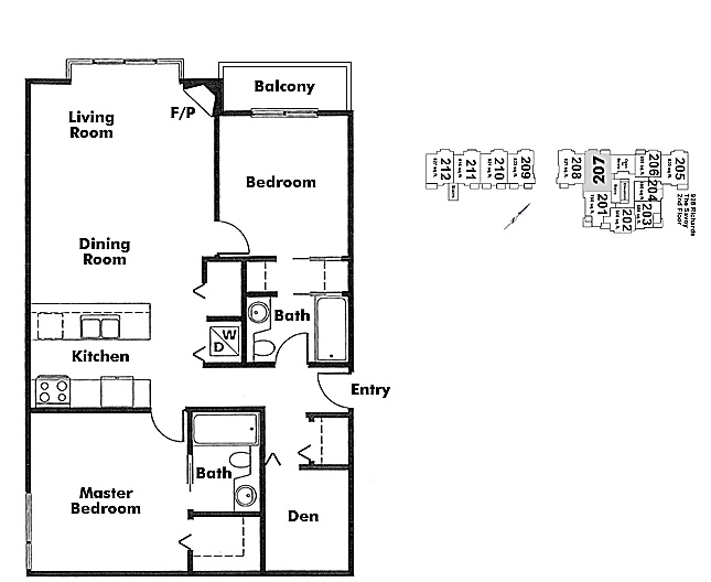 Floor plan 207