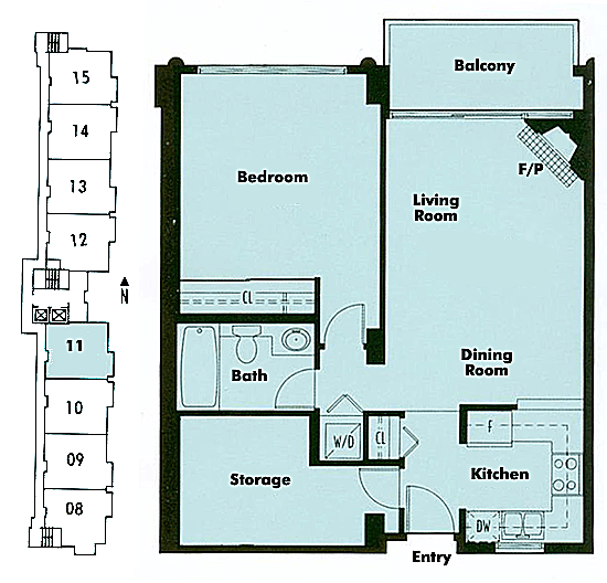 Floor plan 711