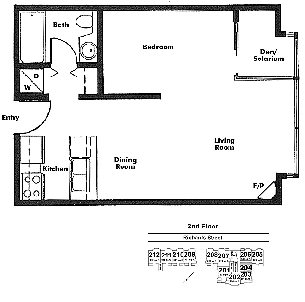 Floor plan 204