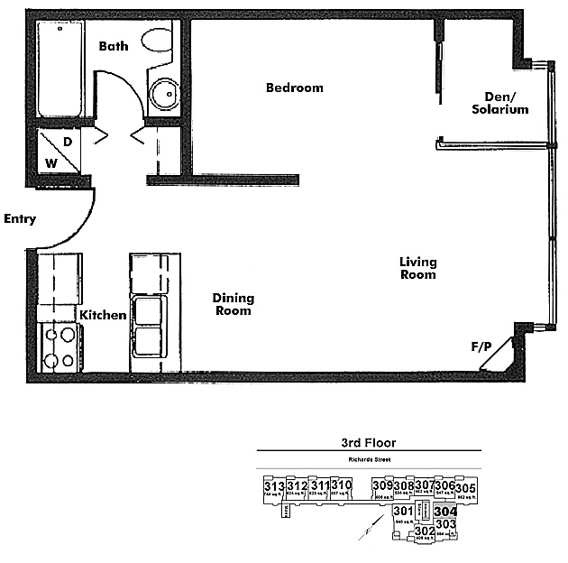 Floor plan 304