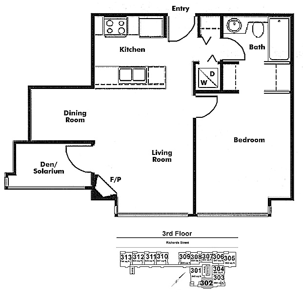 Floor plan 302