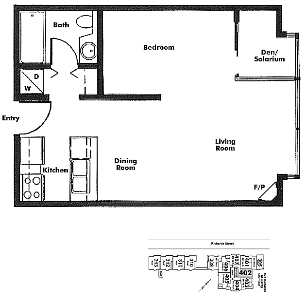 Floor plan 402