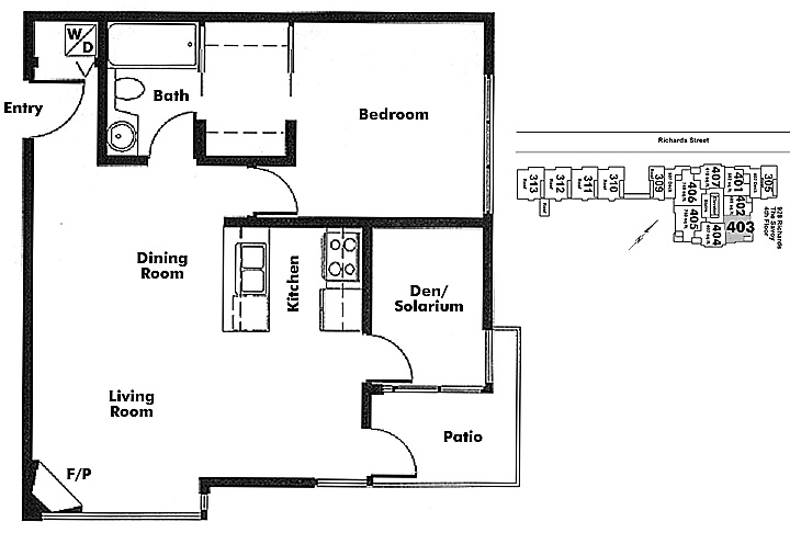 Floor plan 403