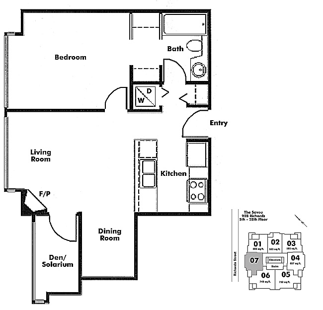Floor plan 1307