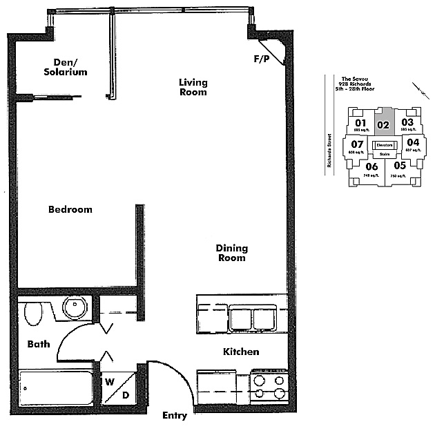 Floor plan 602
