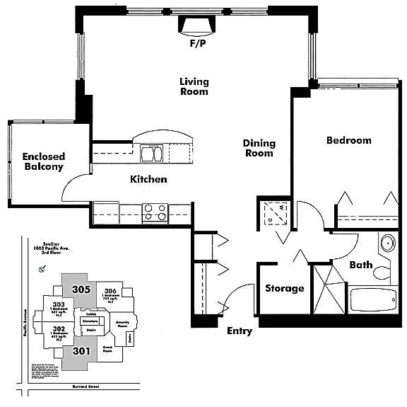 Floor plan 305