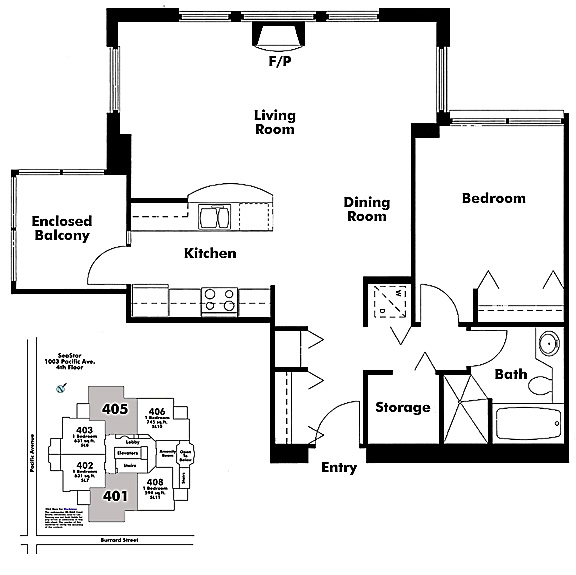 Floor plan 405