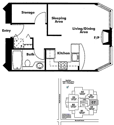 Floor plan 507