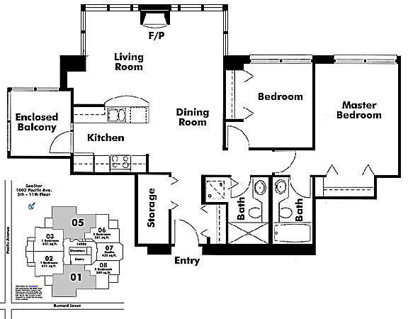 Floor plan 505