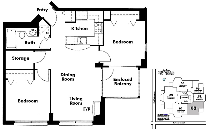 Floor plan 1208