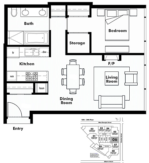 Floor plan 1606