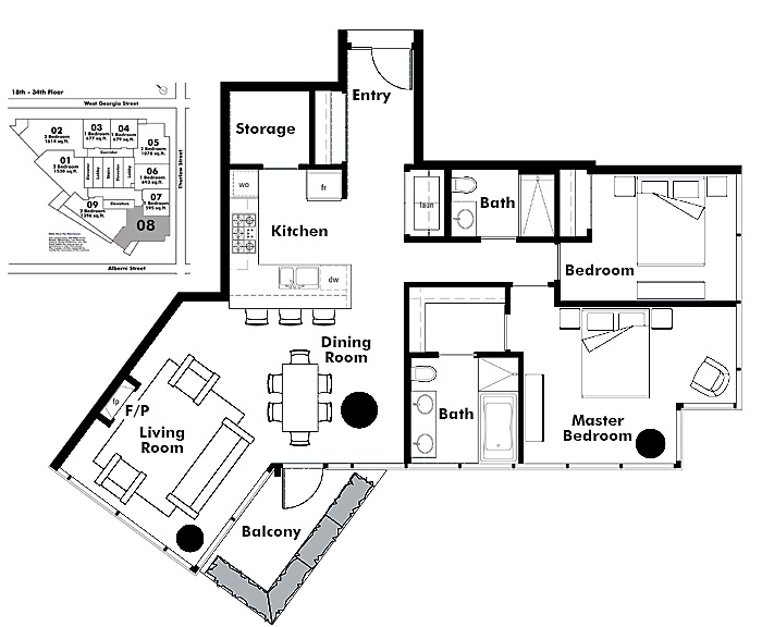 Floor plan 1908
