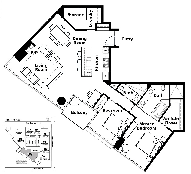 Floor plan 2109