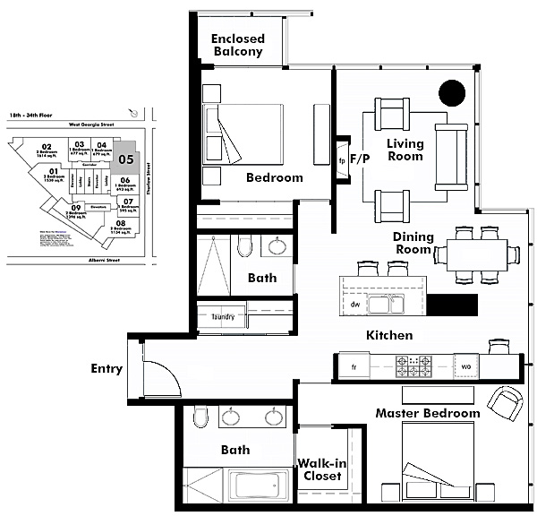Floor plan 2105