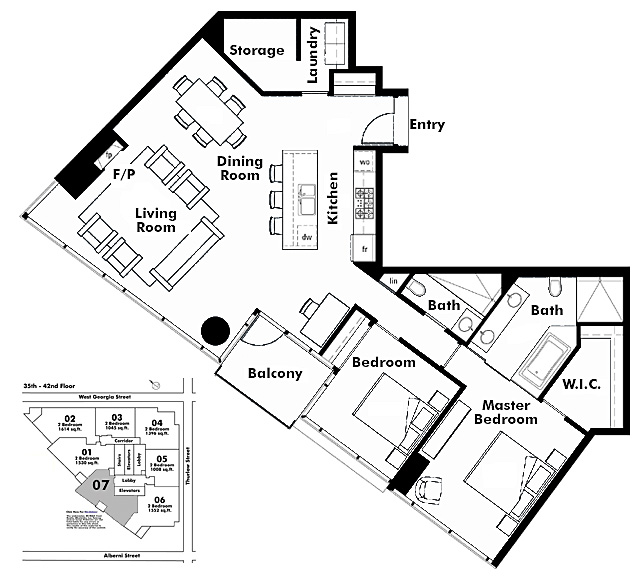 Floor plan 3607