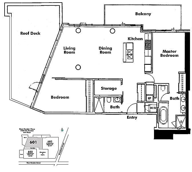 Floor plan 601