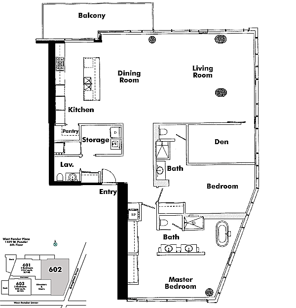 Floor plan 602