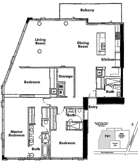 Floor plan 701