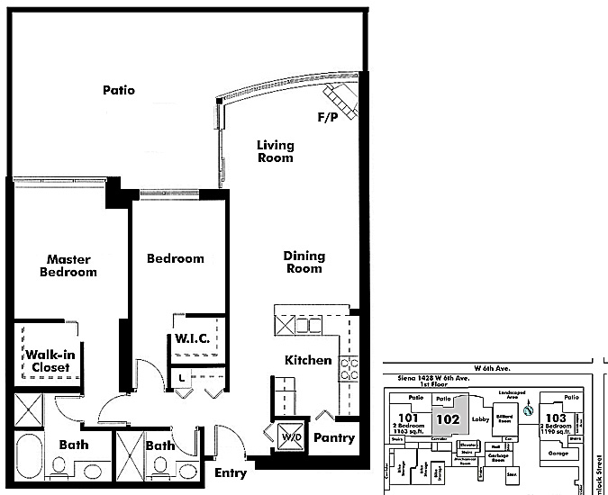 Floor plan 102