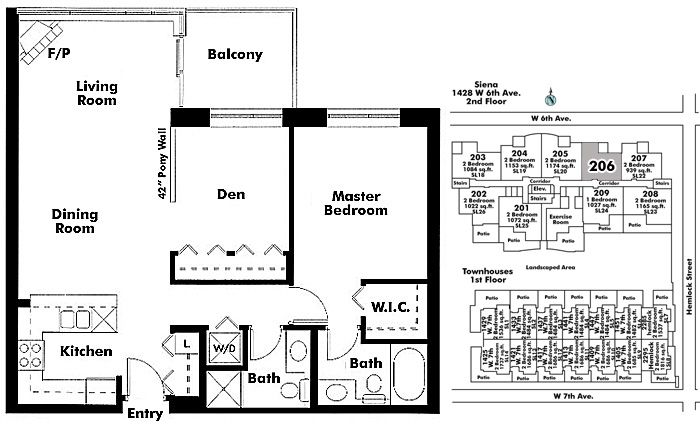 Floor plan 206