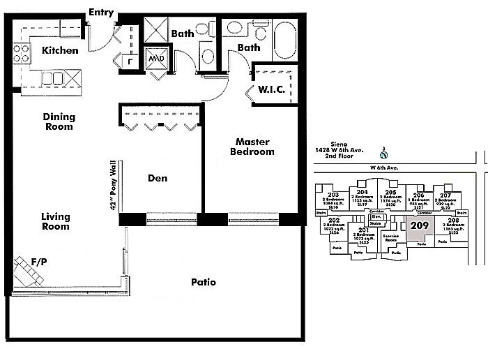 Floor plan 209