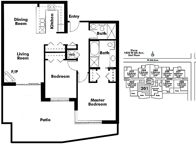 Floor plan 201