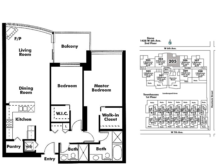 Floor plan 205