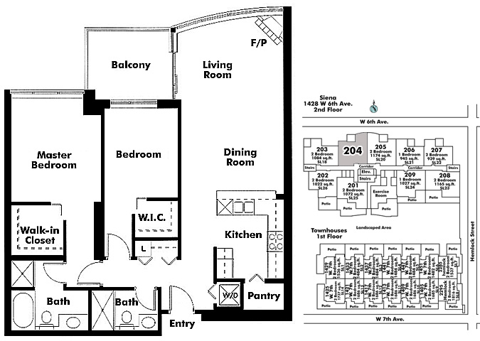 Floor plan 204