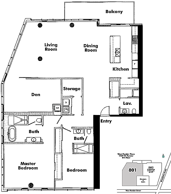 Floor plan 801