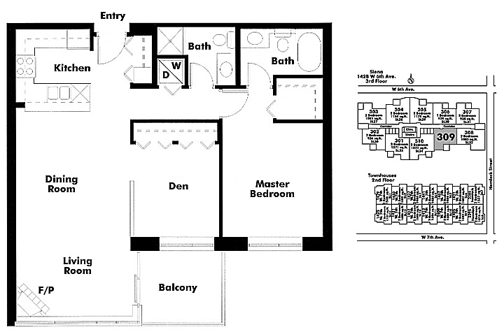 Floor plan 309
