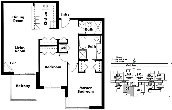 Floor plan 301