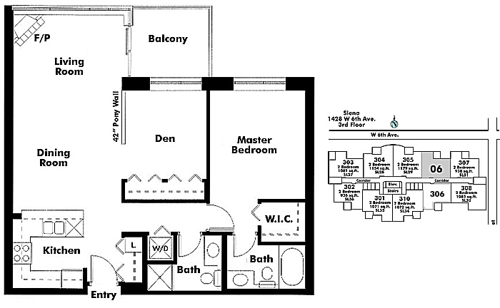 Floor plan 306