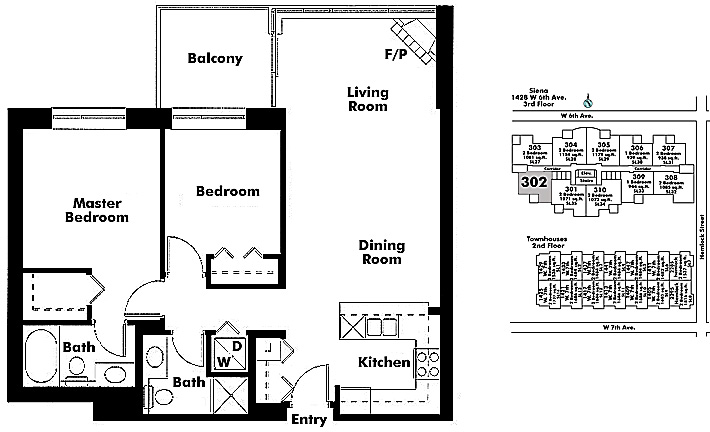 Floor plan 302