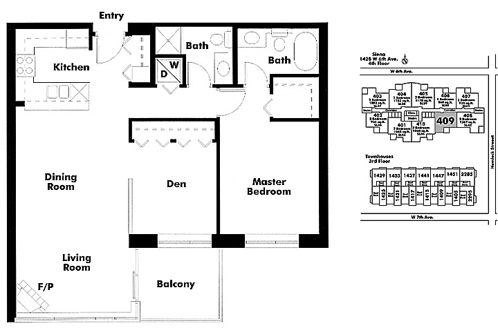Floor plan 409