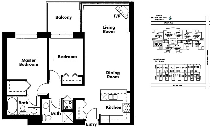 Floor plan 402