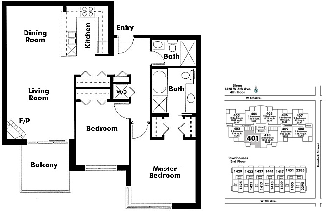 Floor plan 401